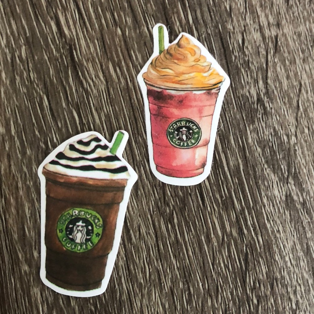 Assorted Starbucks Stickers - Picture 4 of 5